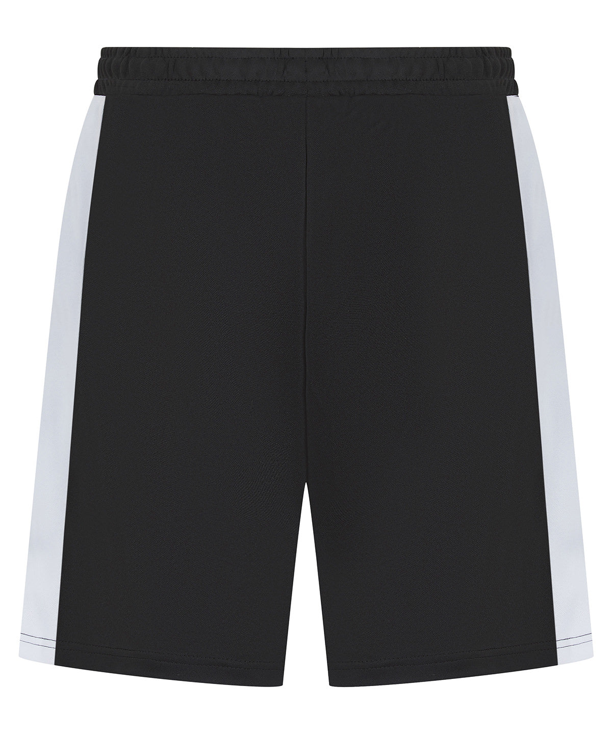 Kids knitted shorts with zip pockets - Black/White