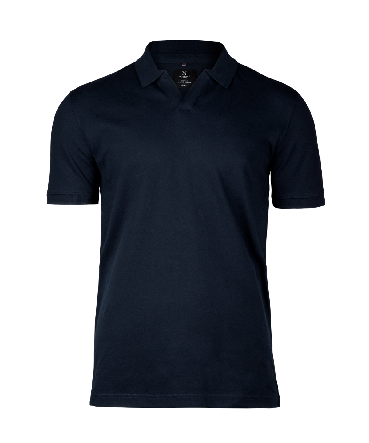 Harvard v-neck – stretch deluxe polo - Dark Navy