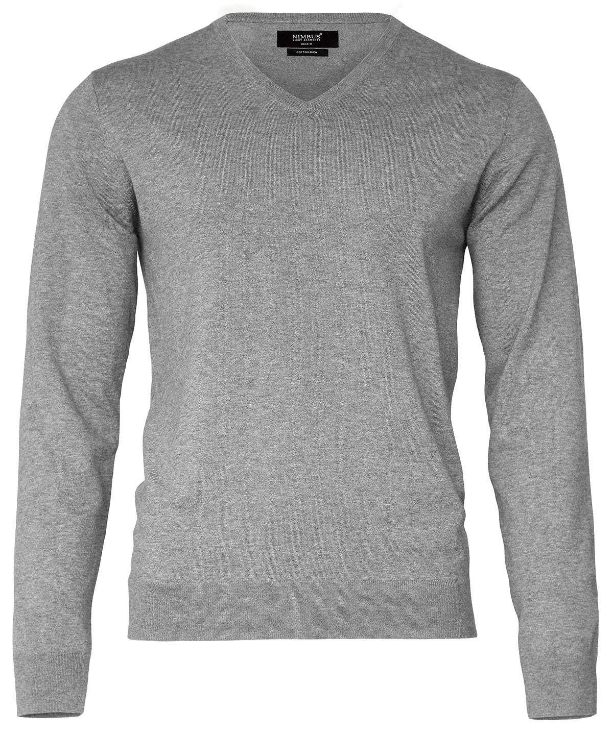 Brighton – elegant v-neck knit - Grey