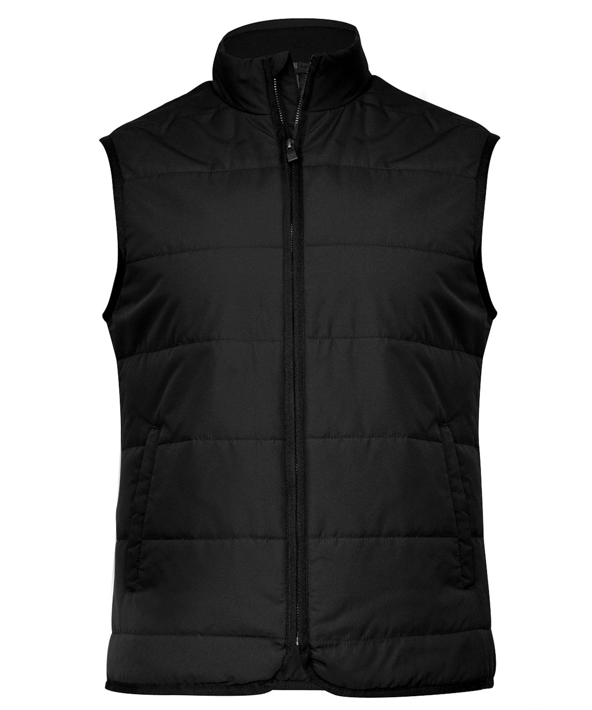 Hudson – horizontal quilted gilet - Black