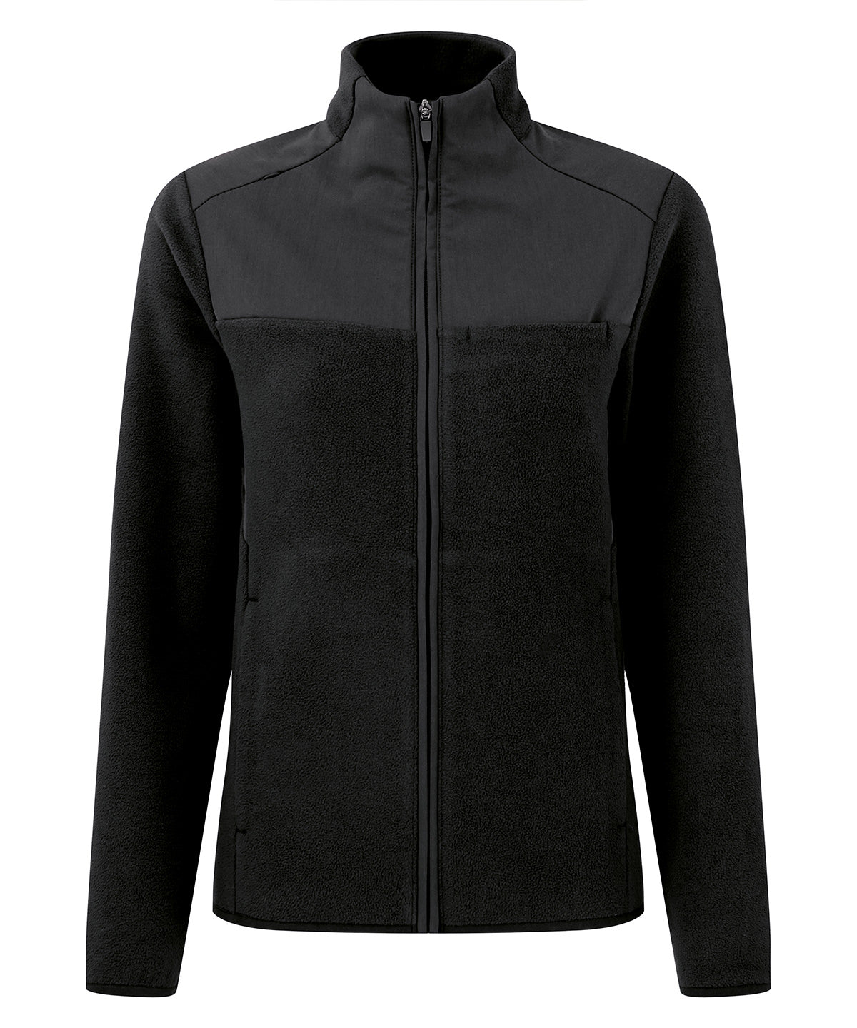 'Agility' women's panelled fleece jacket - Black