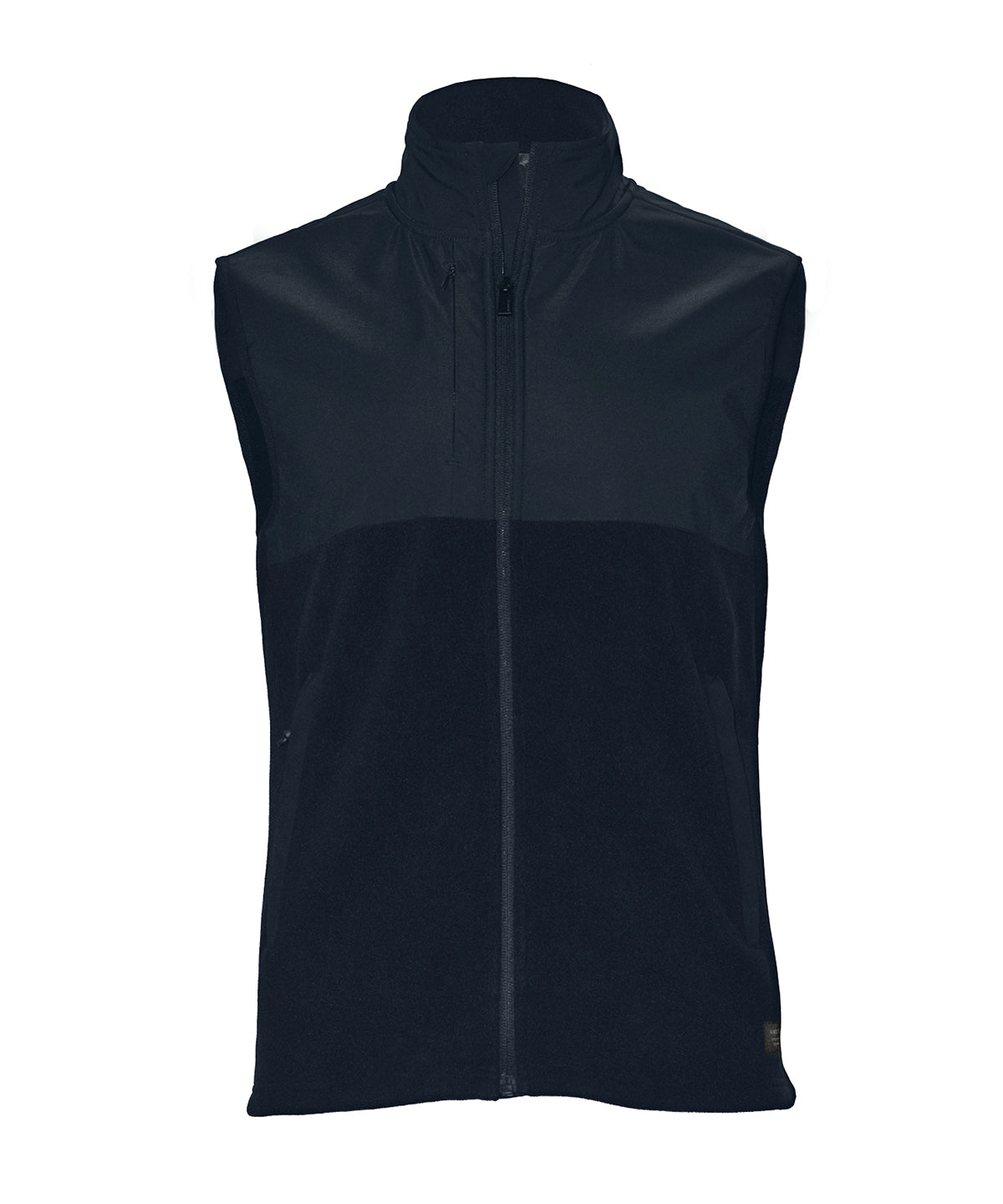Highland - Fashionable yoke fleece vest - Navy