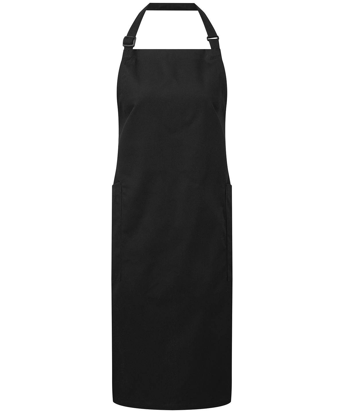 Recycled Polyester & Organic Cotton Apron - Black