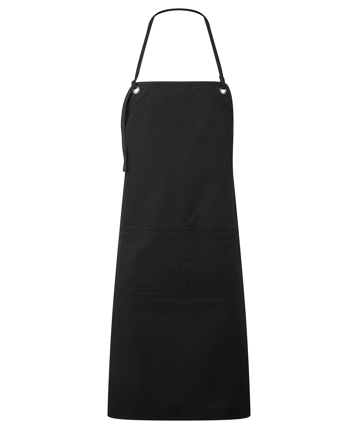 ‘Artisan’s choice’ double-pocket canvas apron - Black