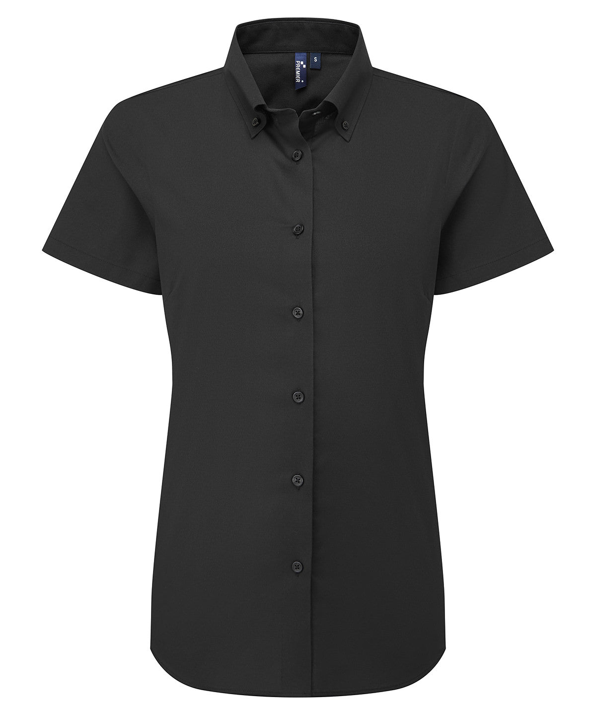 Women’s ‘Supreme’ Oxford short sleeve shirt - Black