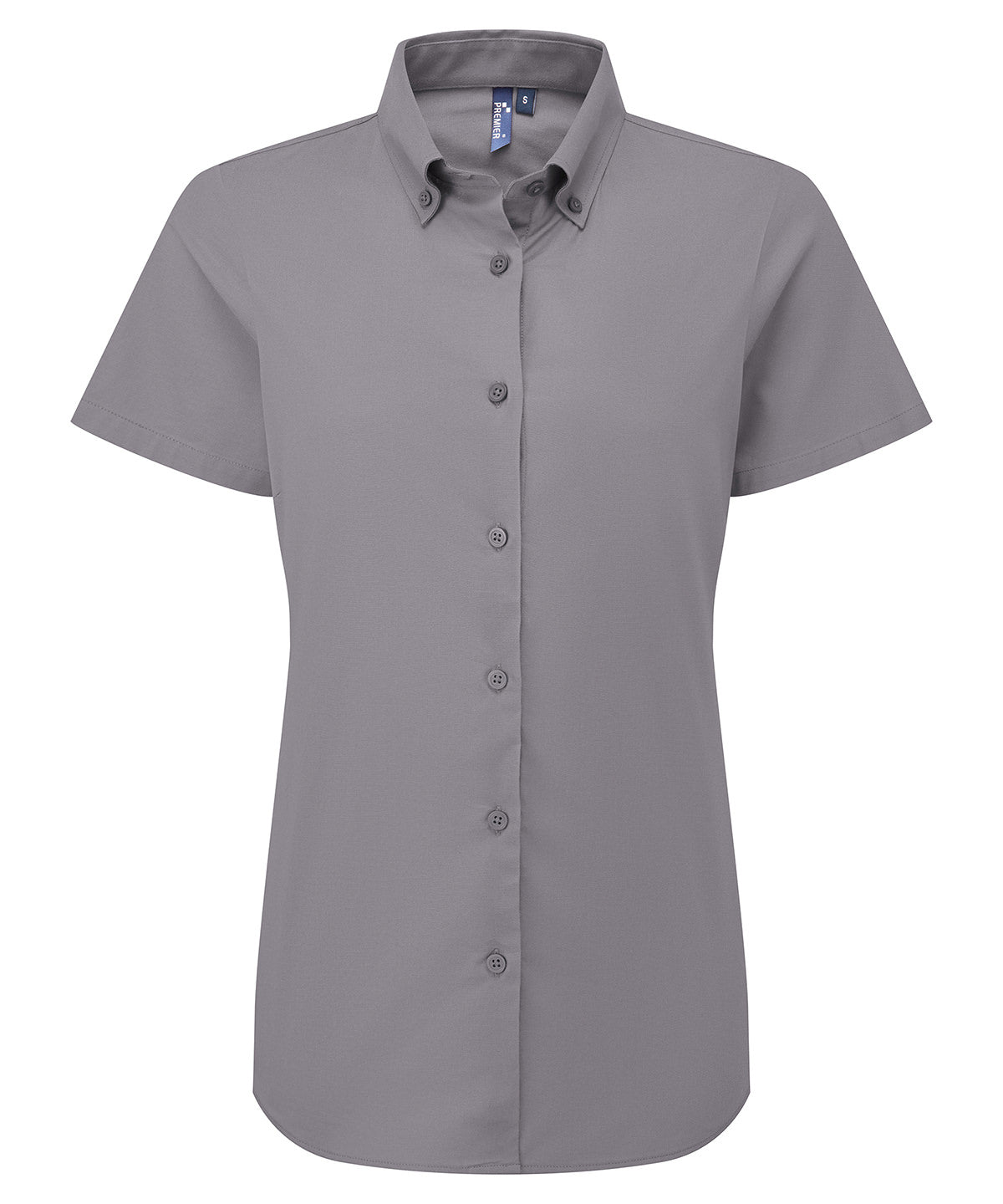 Women’s ‘Supreme’ Oxford short sleeve shirt - Steel Grey