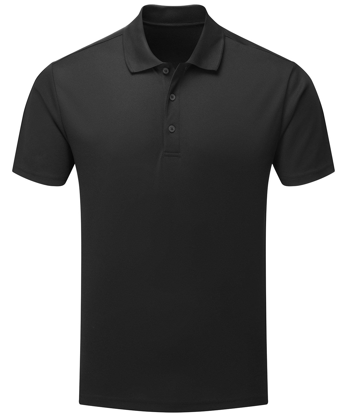 Men’s Spun Dyed Recycled Polo Shirt - Black