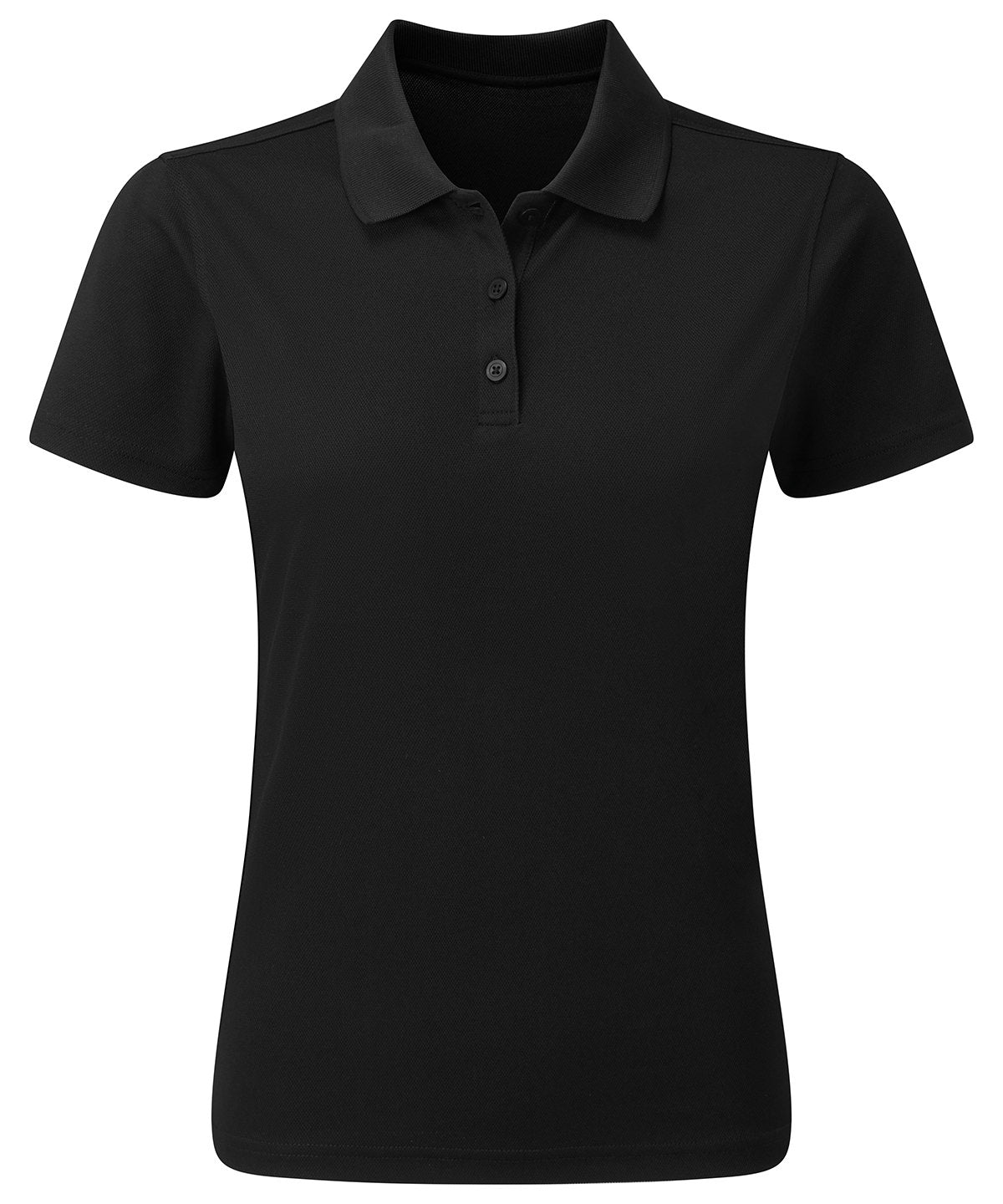 Women’s Spun Dyed Recycled Polo Shirt - Black