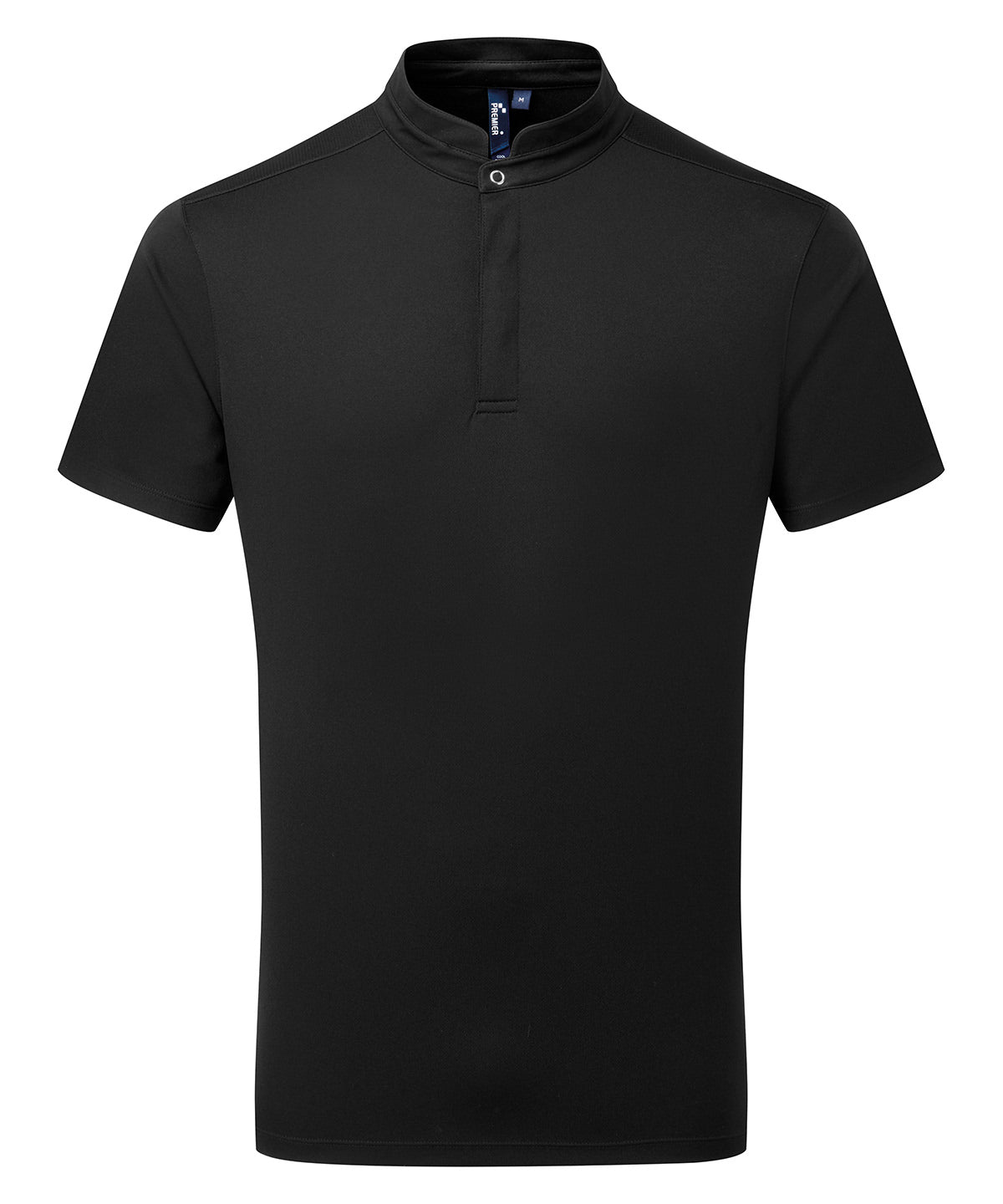 Essential Coolchecker® short sleeve chef’s shirt - Black