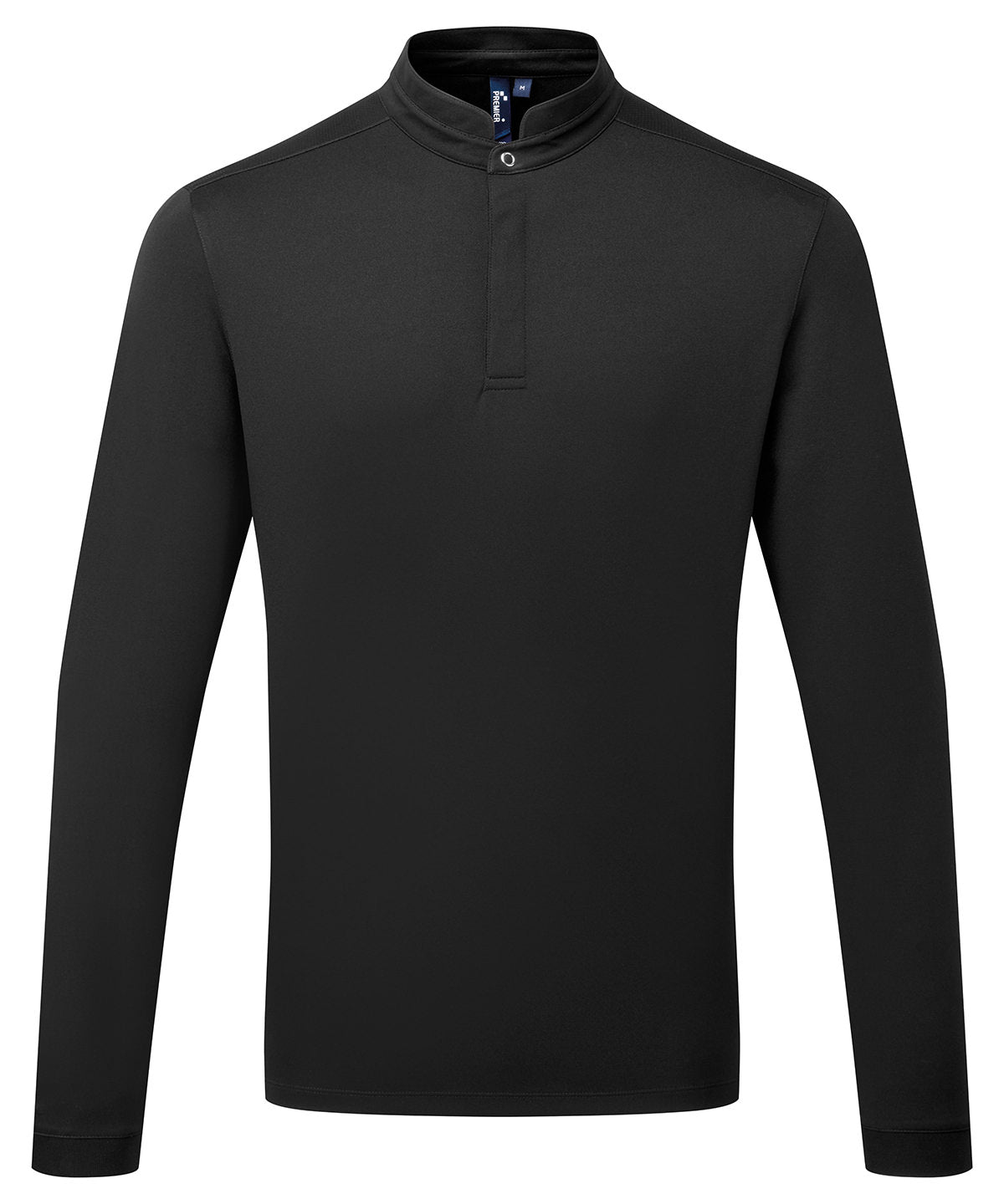 Essential Coolchecker® long sleeve chef’s shirt - Black