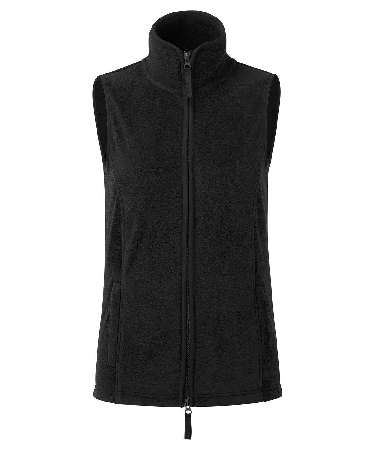 Women’s artisan fleece gilet - Black/Black