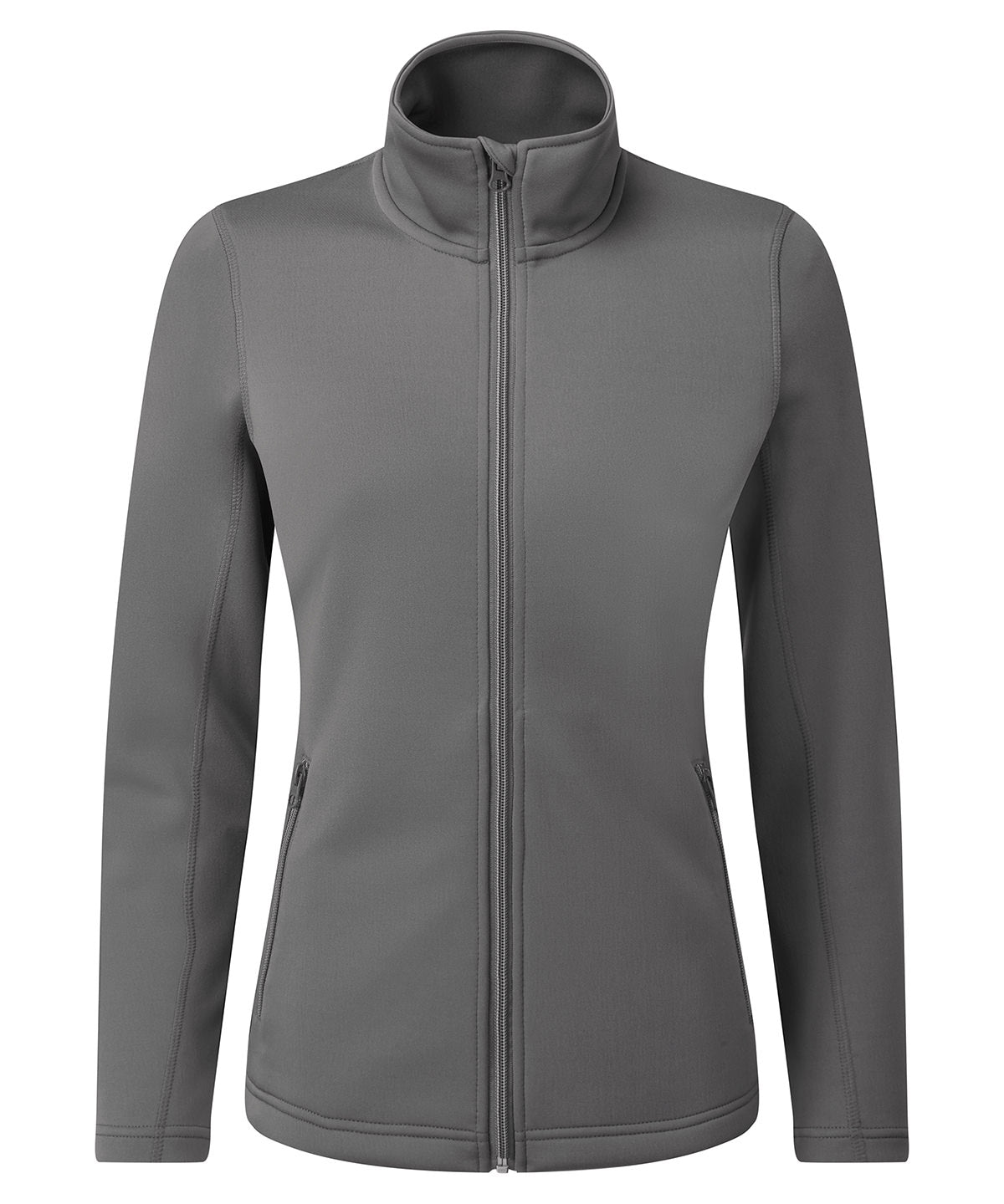 Women’s Spun Dyed Recycled Zip-Through Sweat - Dark Grey