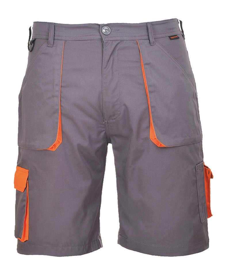 Portwest Texo contrast shorts (TX14) - Grey/Orange
