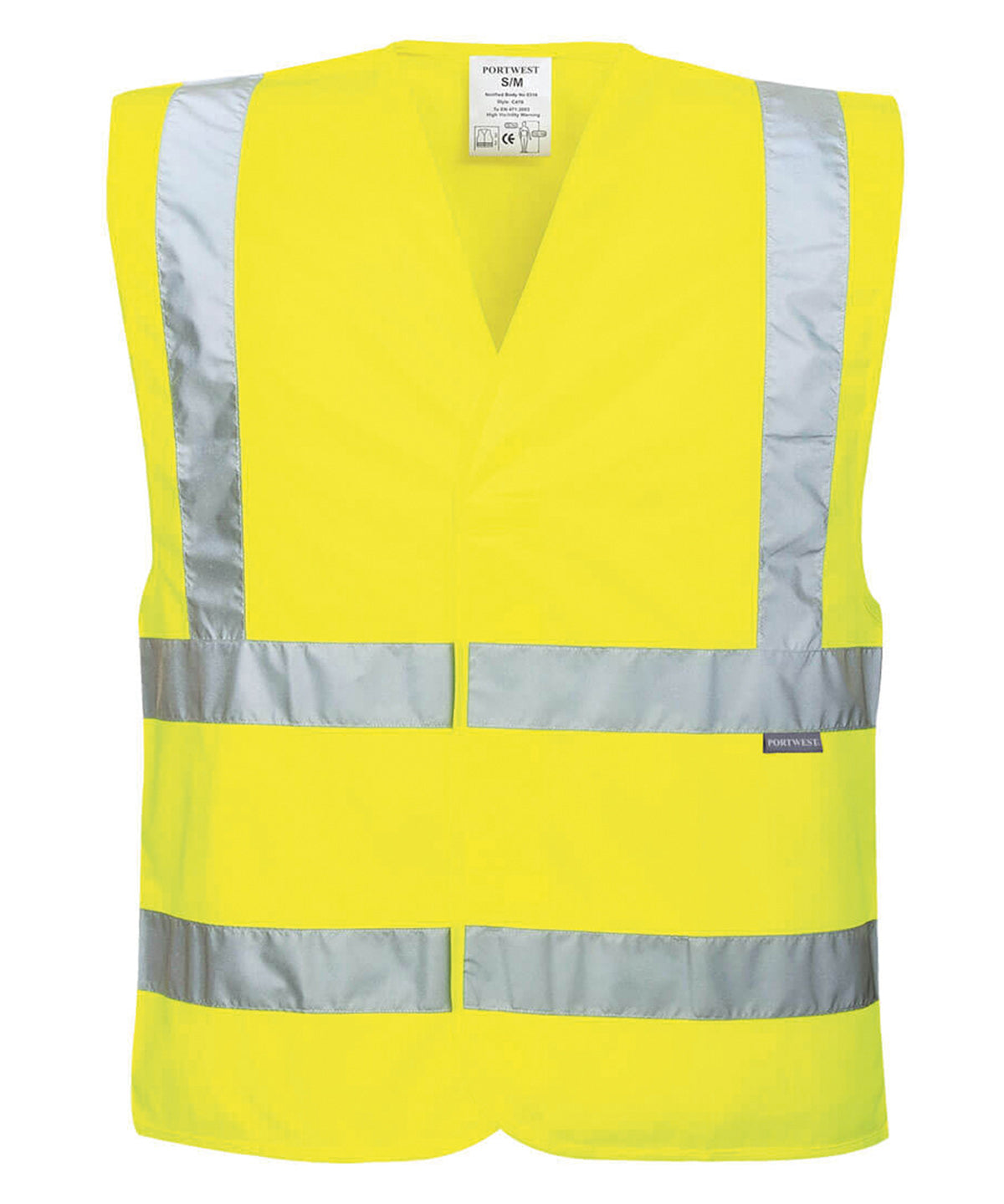 Eco Hi-vis vest (EC76) - Yellow