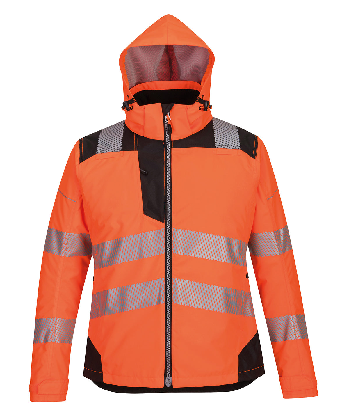 Women’s PW3 Hi-vis winter jacket (PW382) - Orange/Black