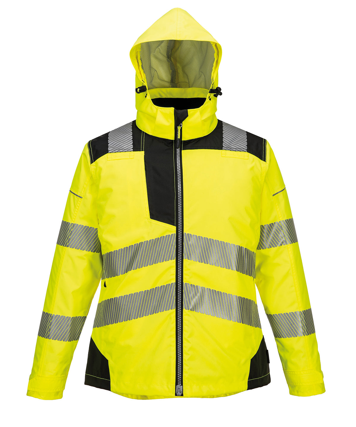 Women’s PW3 Hi-vis winter jacket (PW382) - Yellow/Black