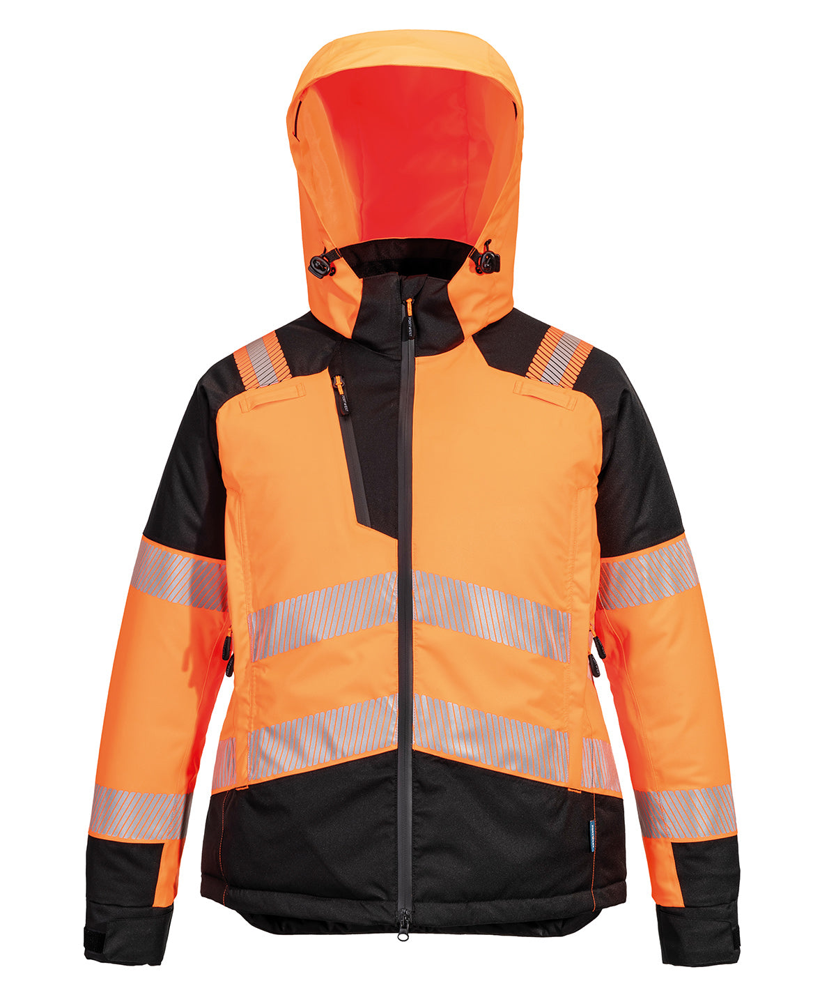 Women’s PW3 Hi-vis winter jacket (T162) - Orange/Black