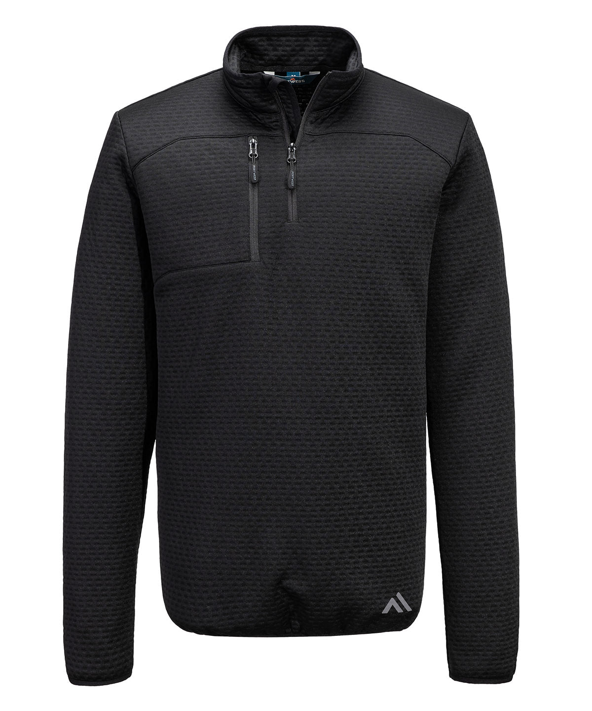 KX3 Sport textured ¼-zip sweatshirt (KX376) - Black