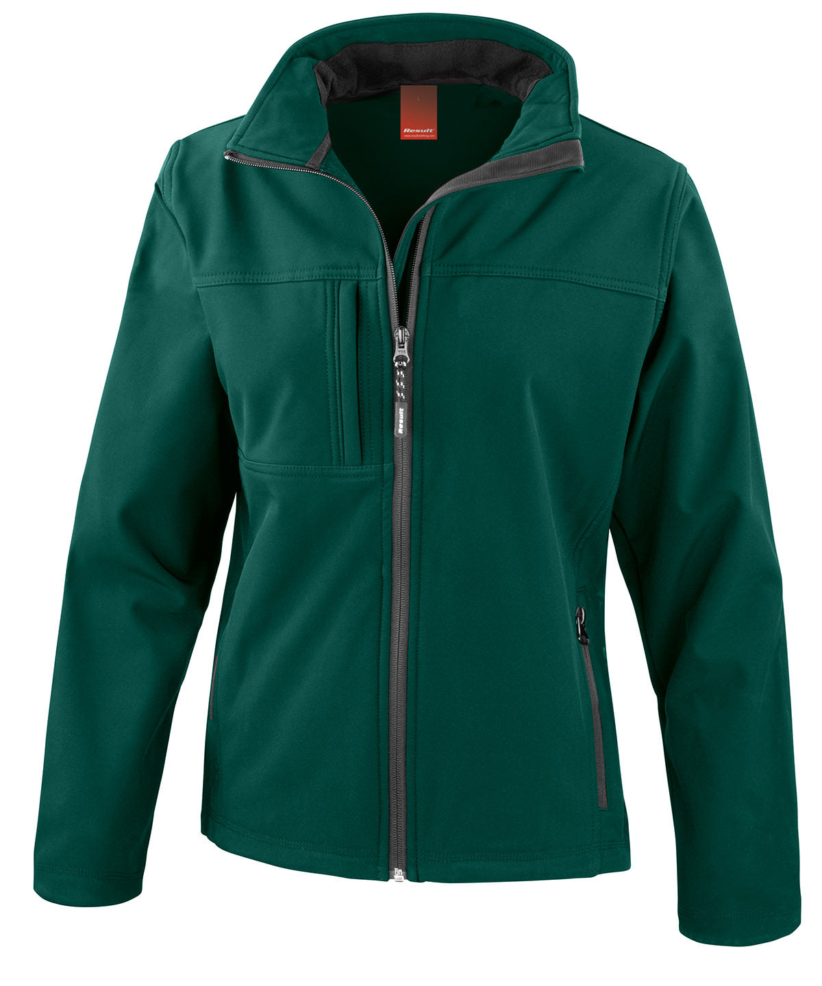 Women's classic softshell jacket - Bottle Green