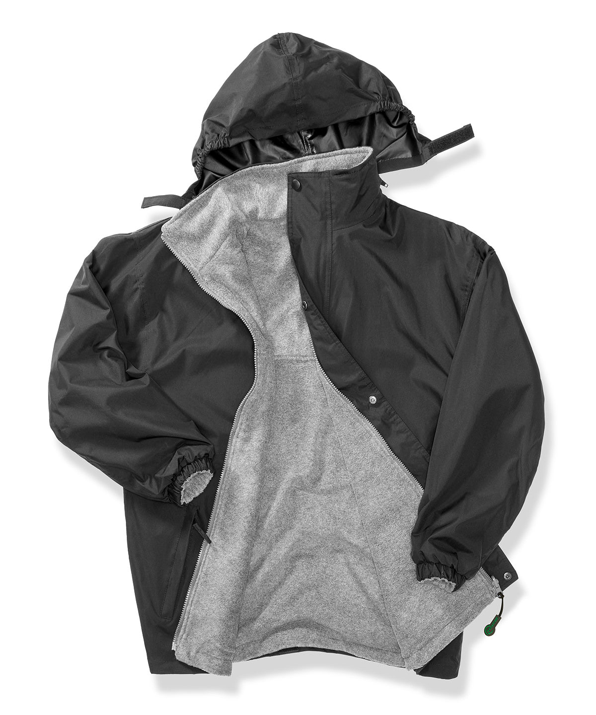 Recycled StormDri 6000 coat - Black/Grey