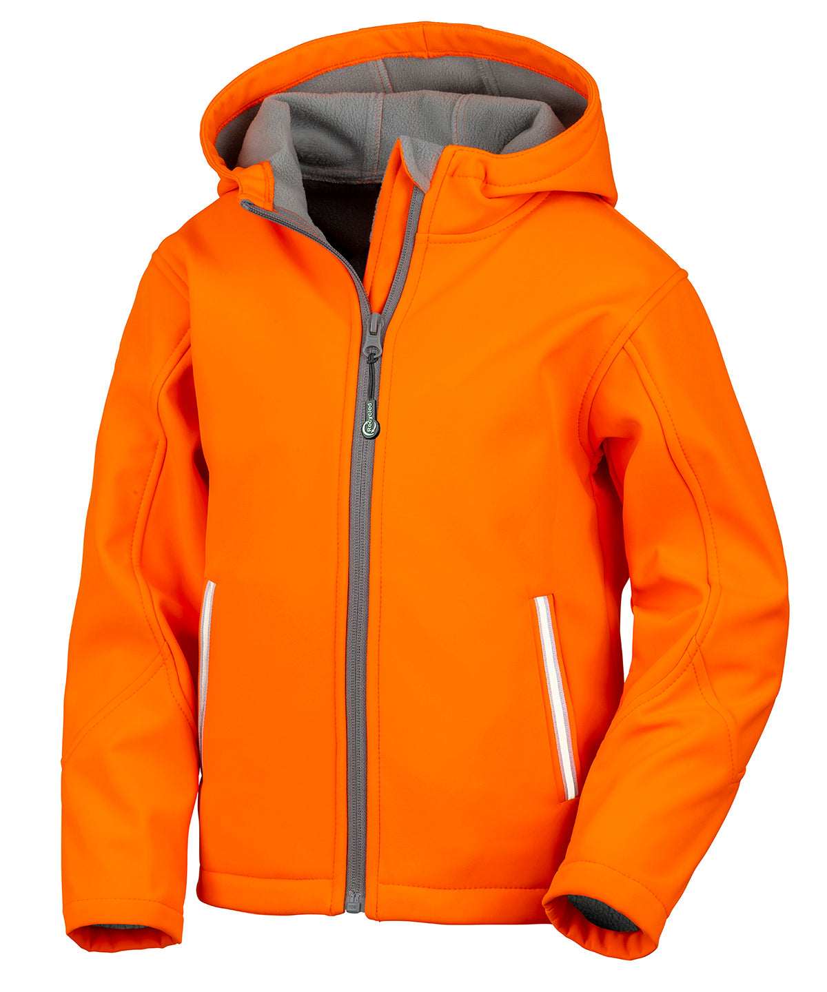 Core junior TX performance hooded softshell jacket - Neon Orange