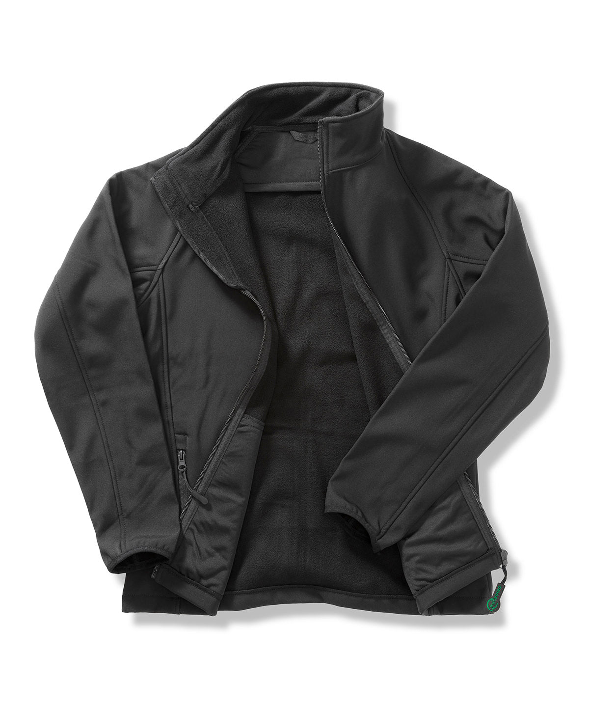 Women's Core printable softshell jacket - Black/Black