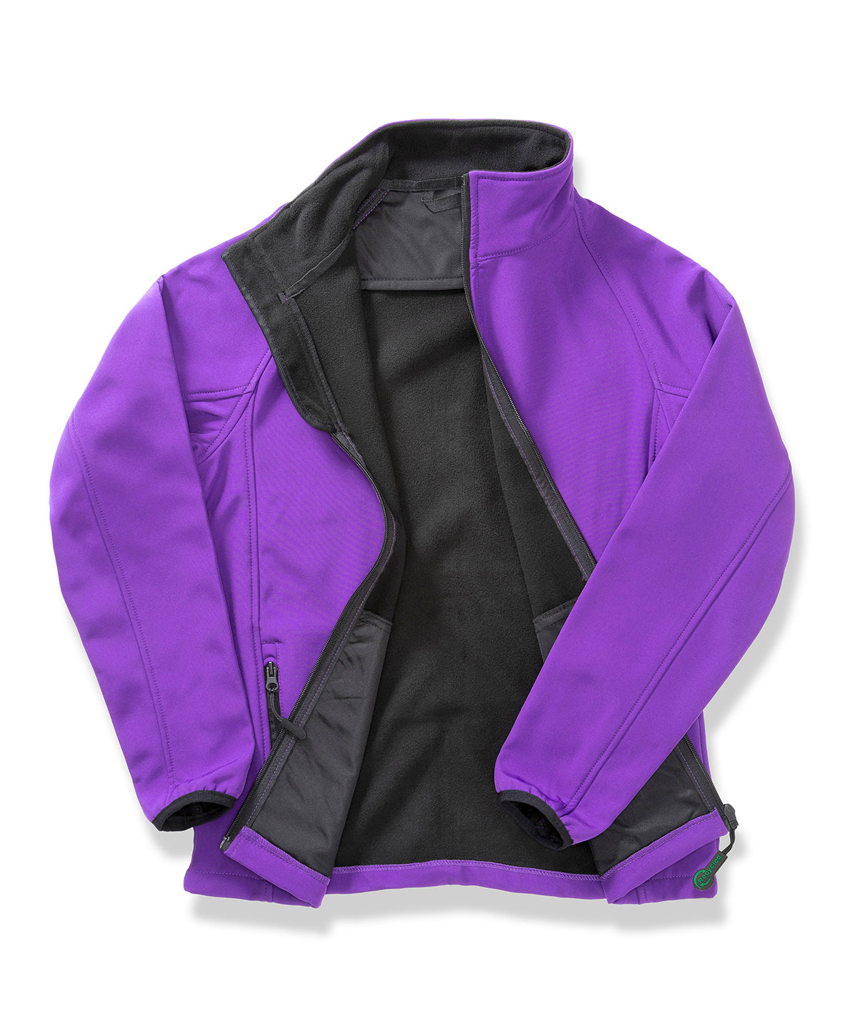 Women's Core printable softshell jacket - Purple/Black
