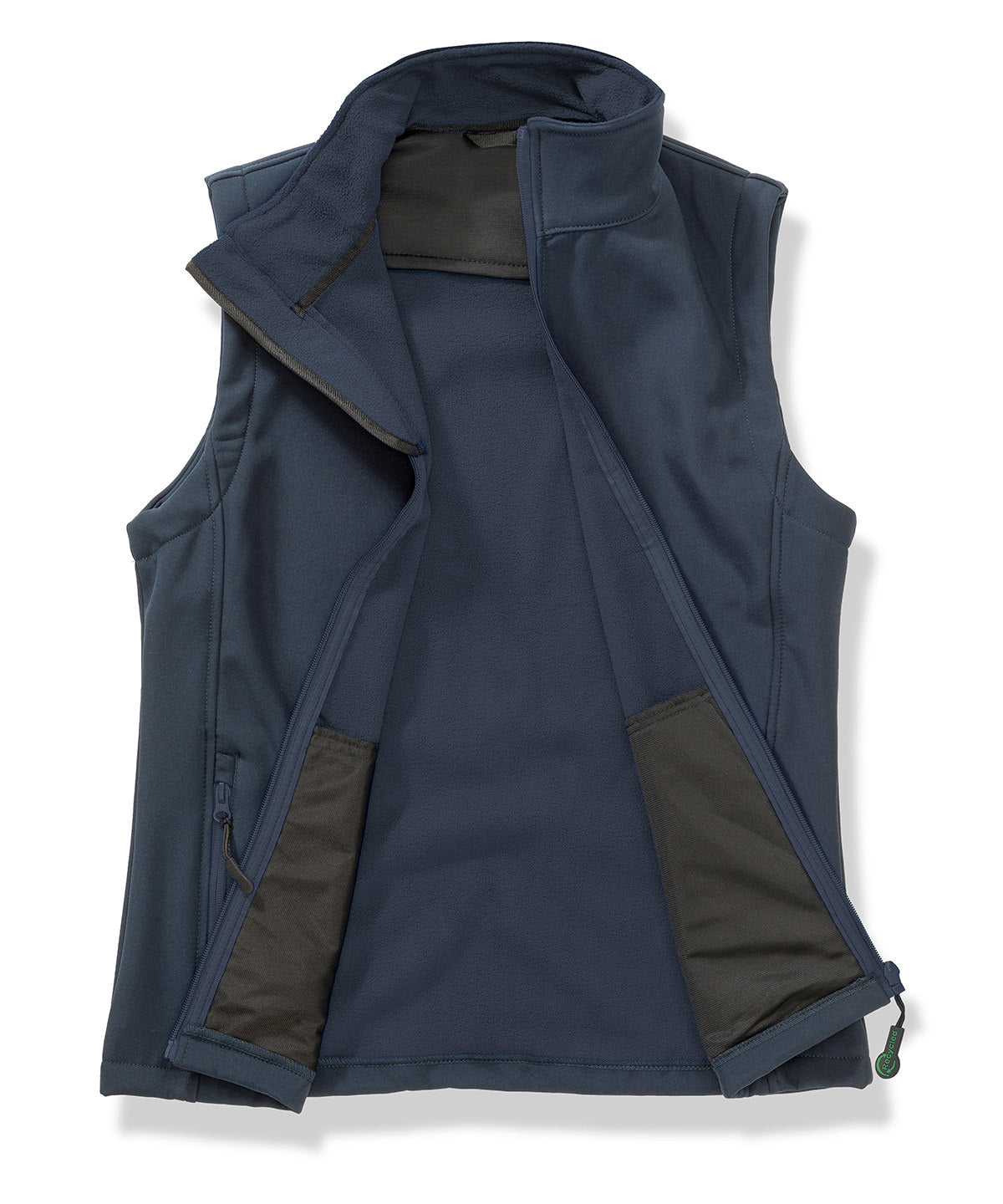 Women's printable softshell bodywarmer - Navy/Navy
