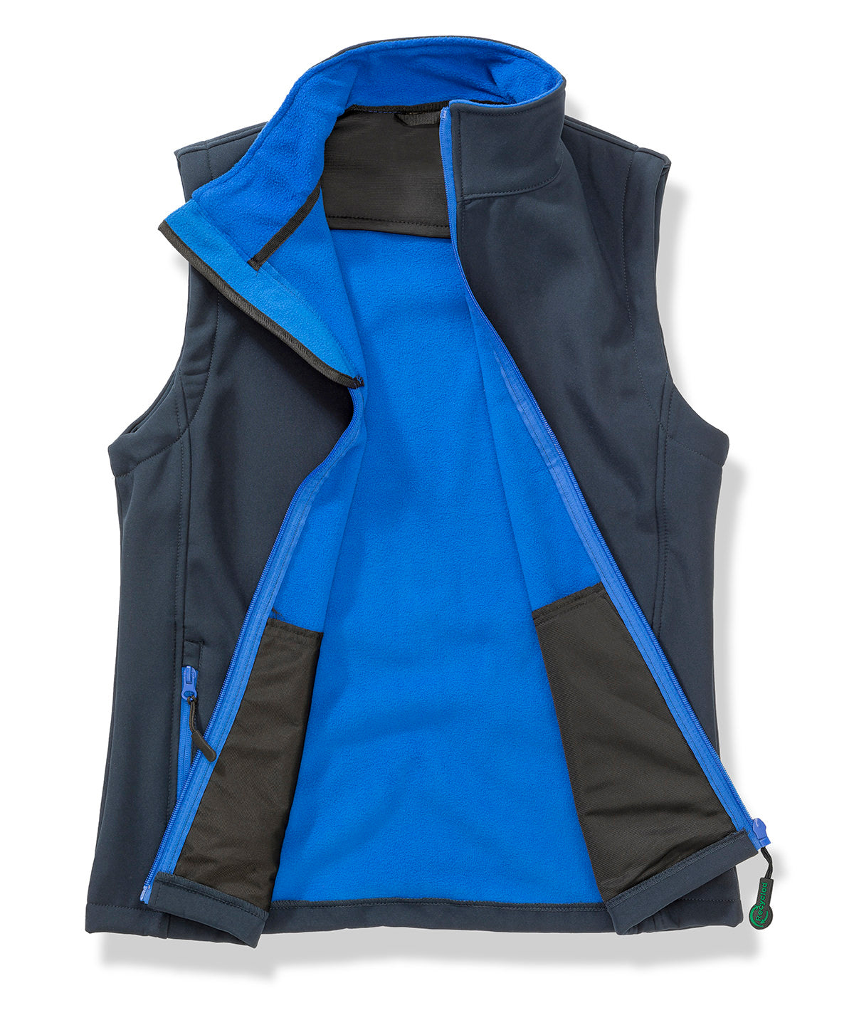 Women's printable softshell bodywarmer - Navy/Royal