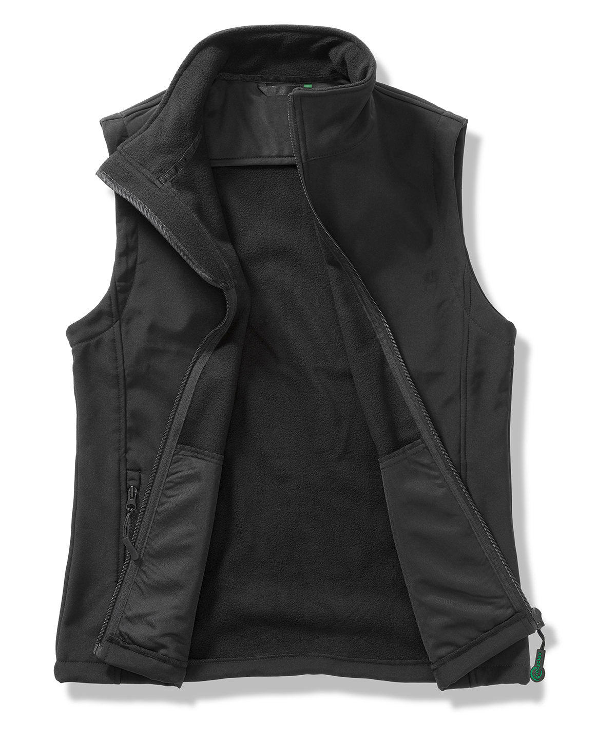 Printable softshell bodywarmer - Black/Black