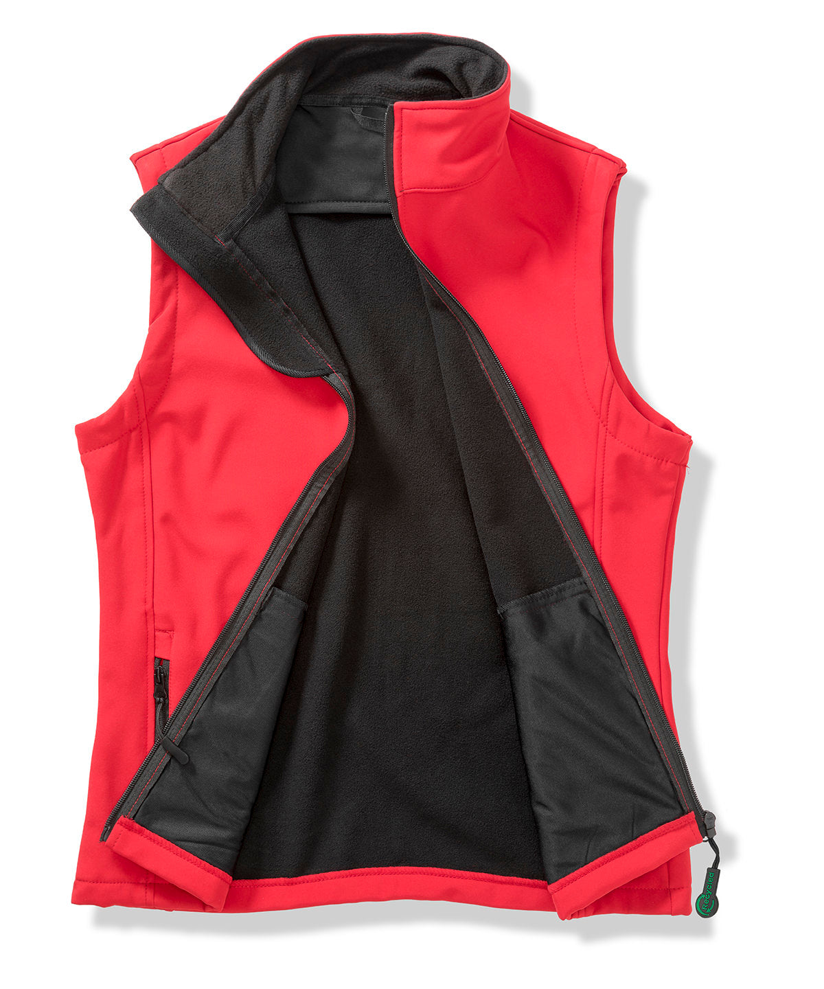 Printable softshell bodywarmer - Red/Black