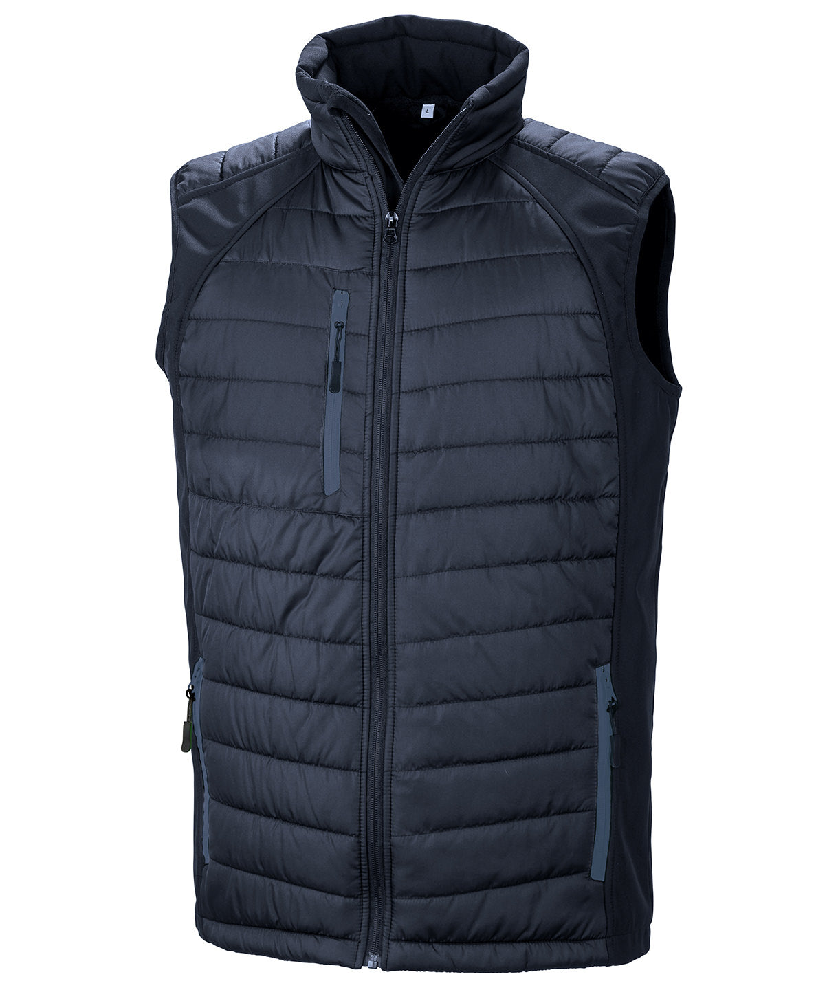Compass padded softshell gilet  - Navy/Navy