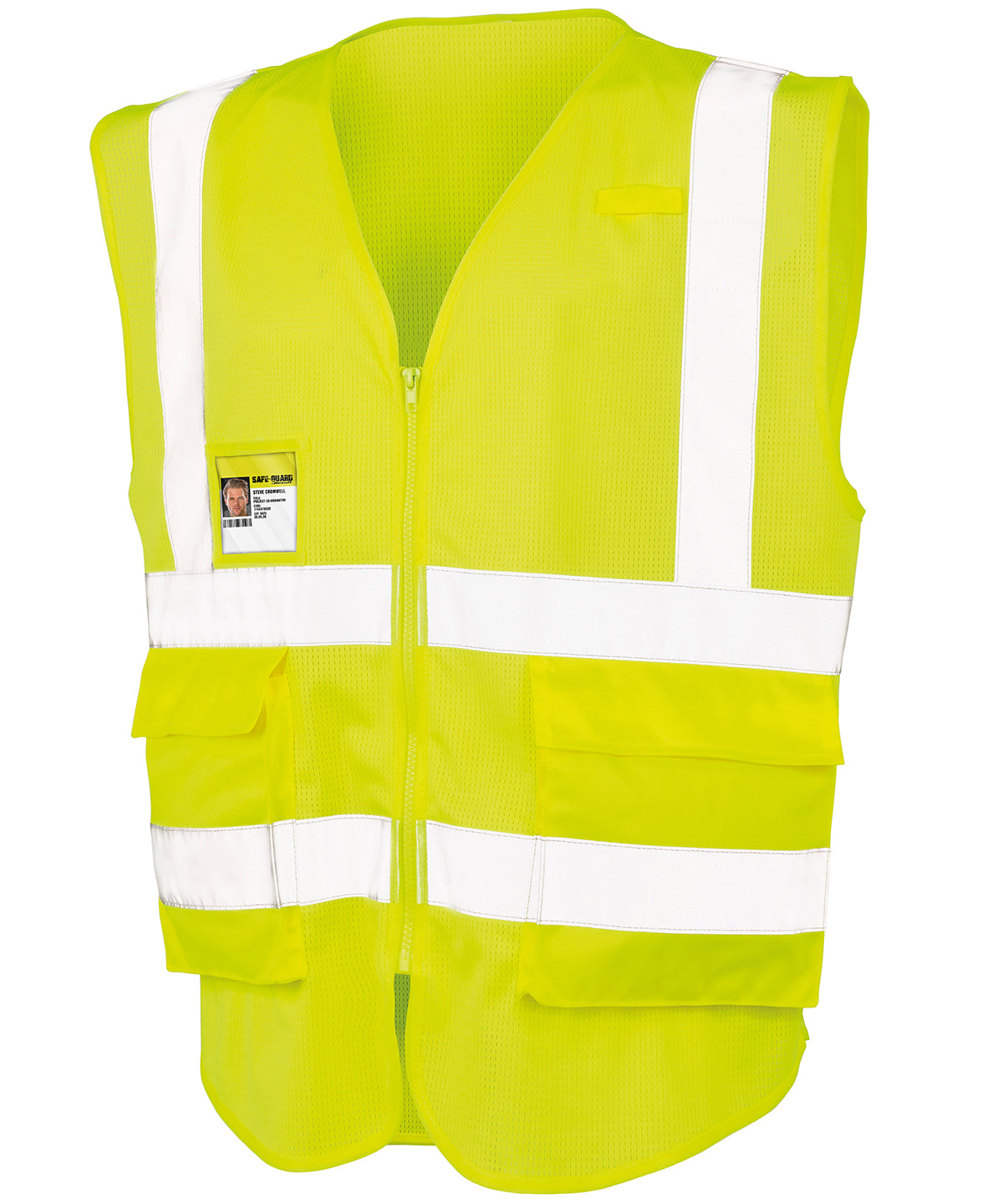 Executive cool mesh safety vest - Fluorescent Yellow