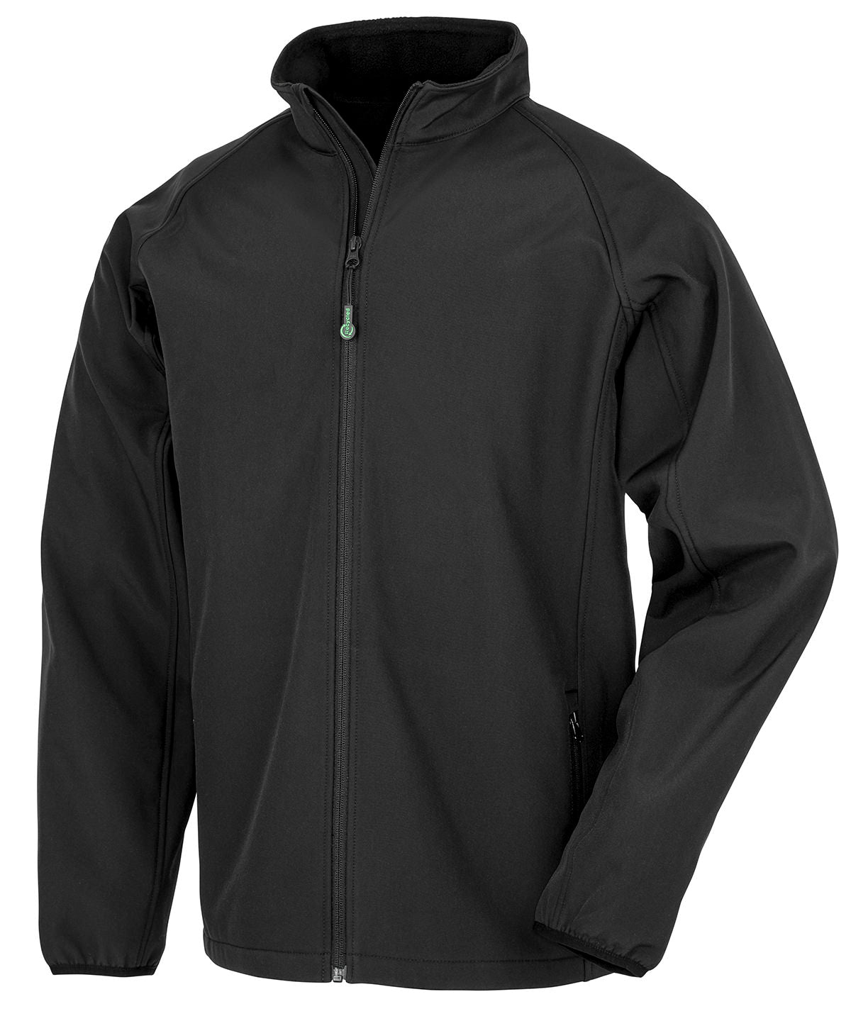 Recycled 2-layer printable junior softshell - Black