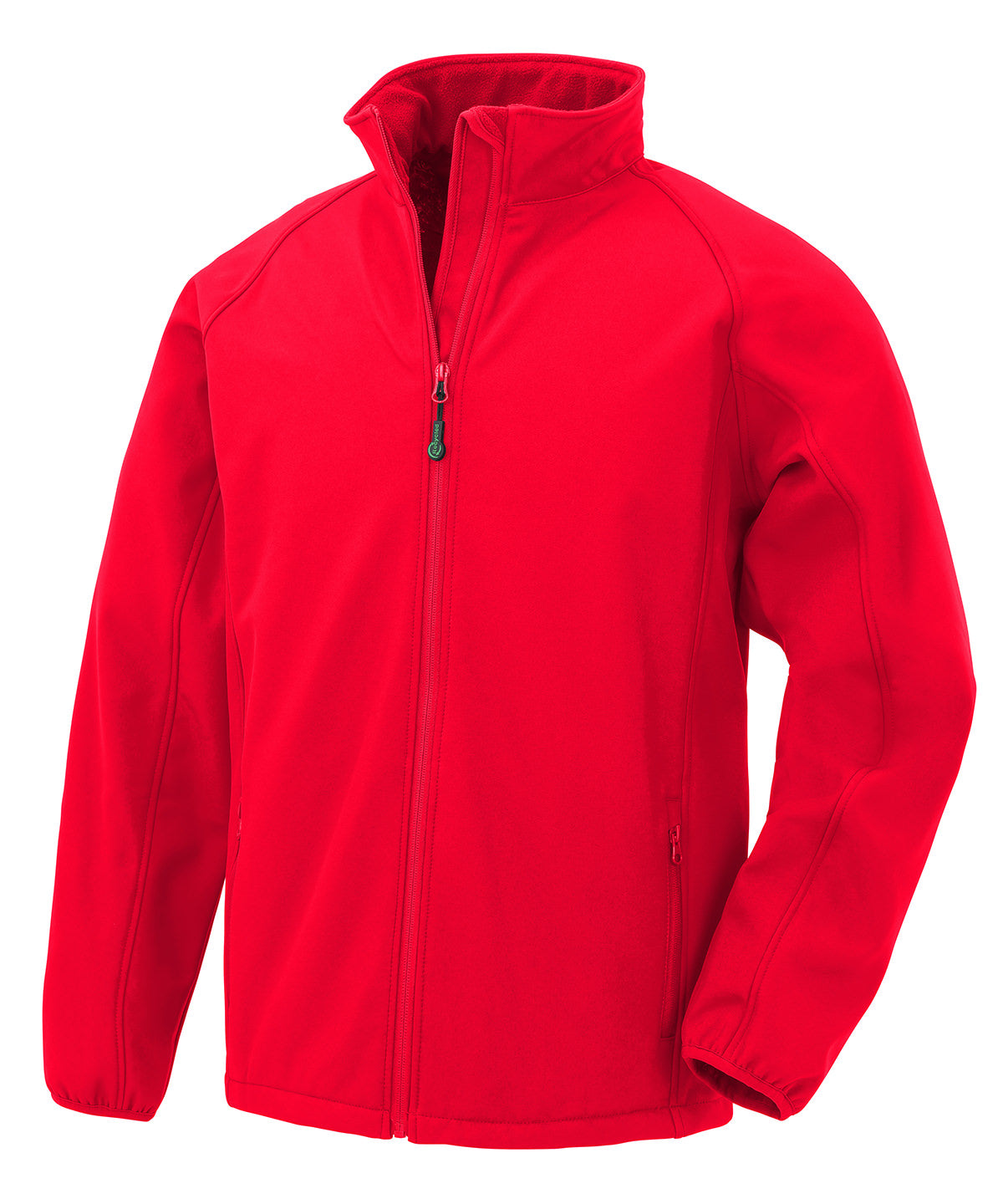 Men's recycled 2-layer printable softshell jacket  - Red