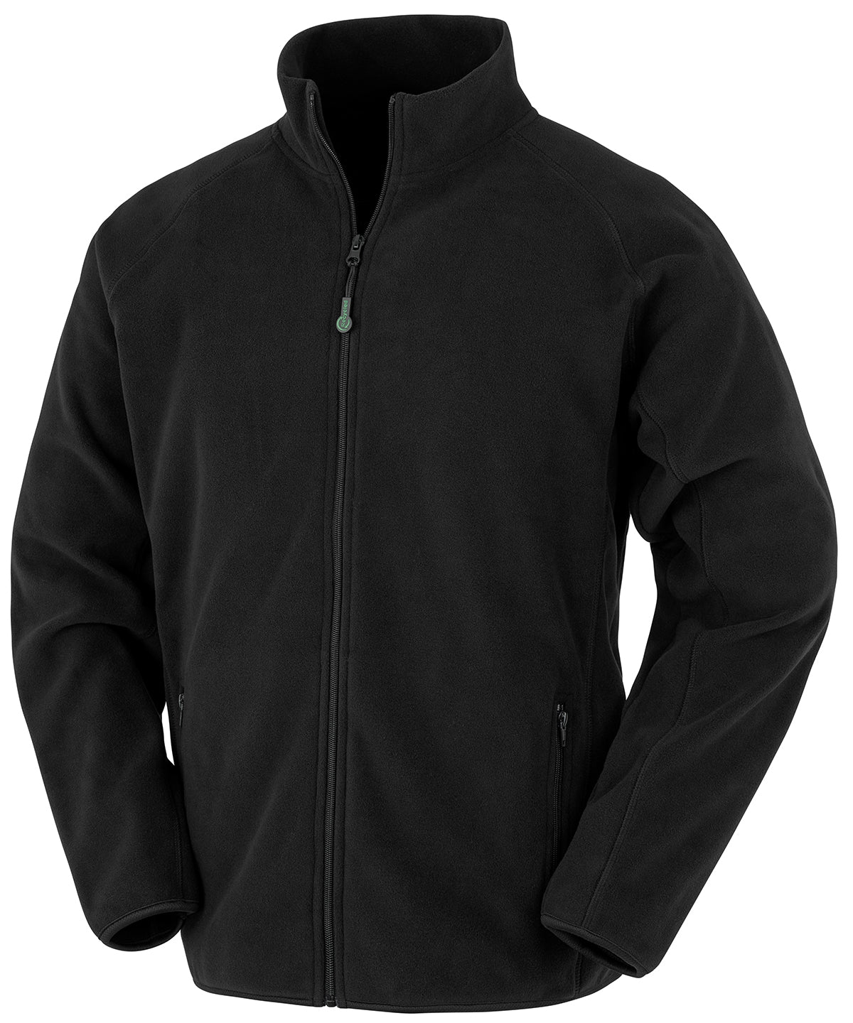 Recycled fleece polarthermic jacket - Black