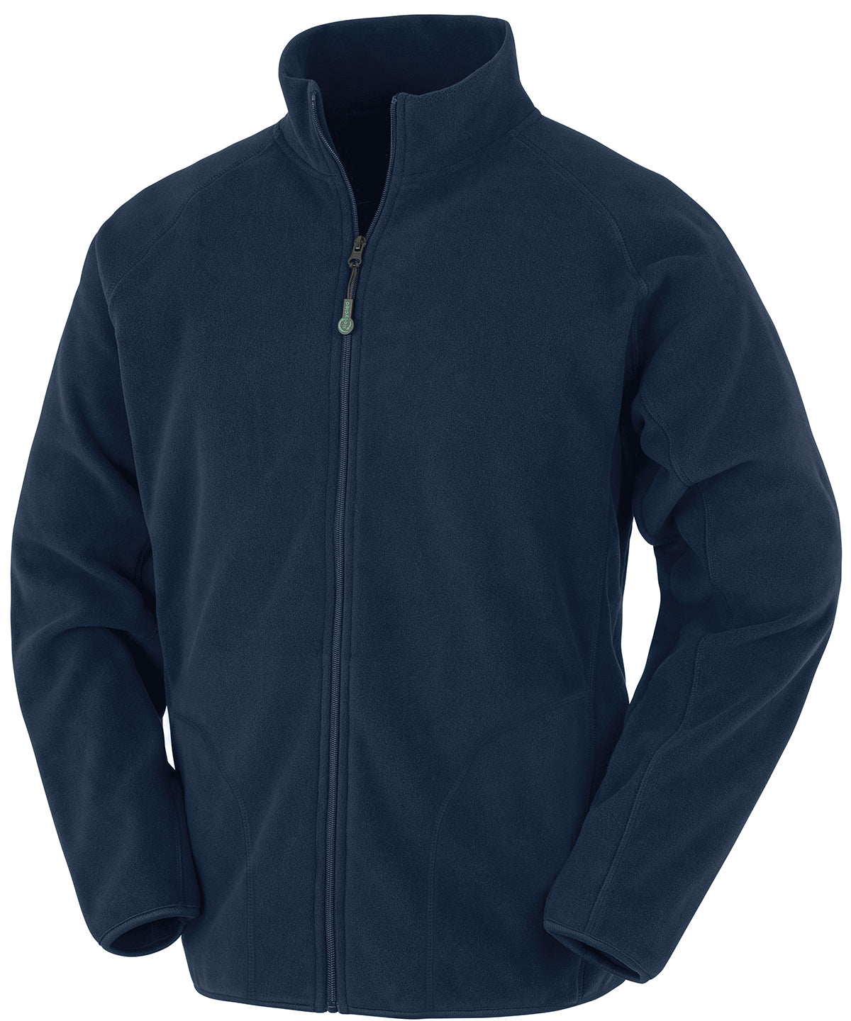 Recycled microfleece jacket - Navy