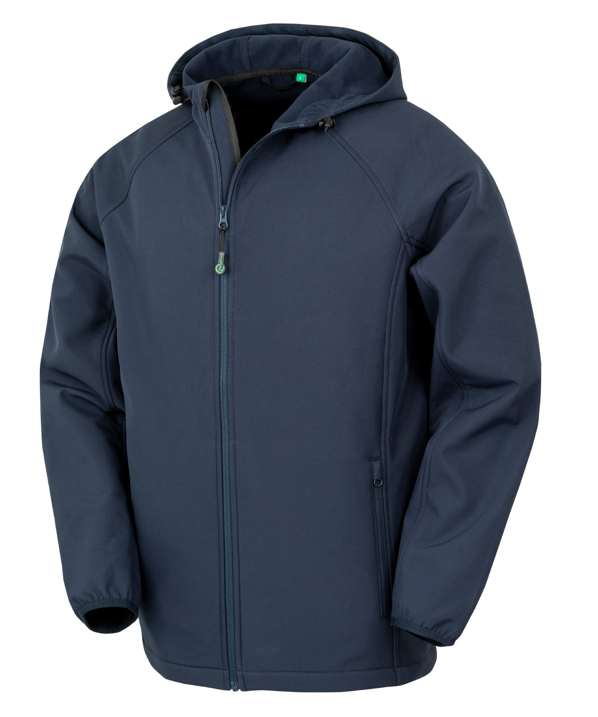 Recycled 3-layer printable hooded softshell - Navy