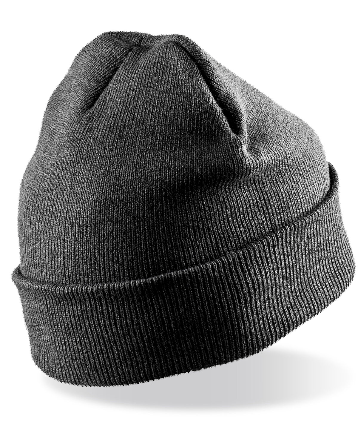 Recycled woolly ski hat - Charcoal Grey