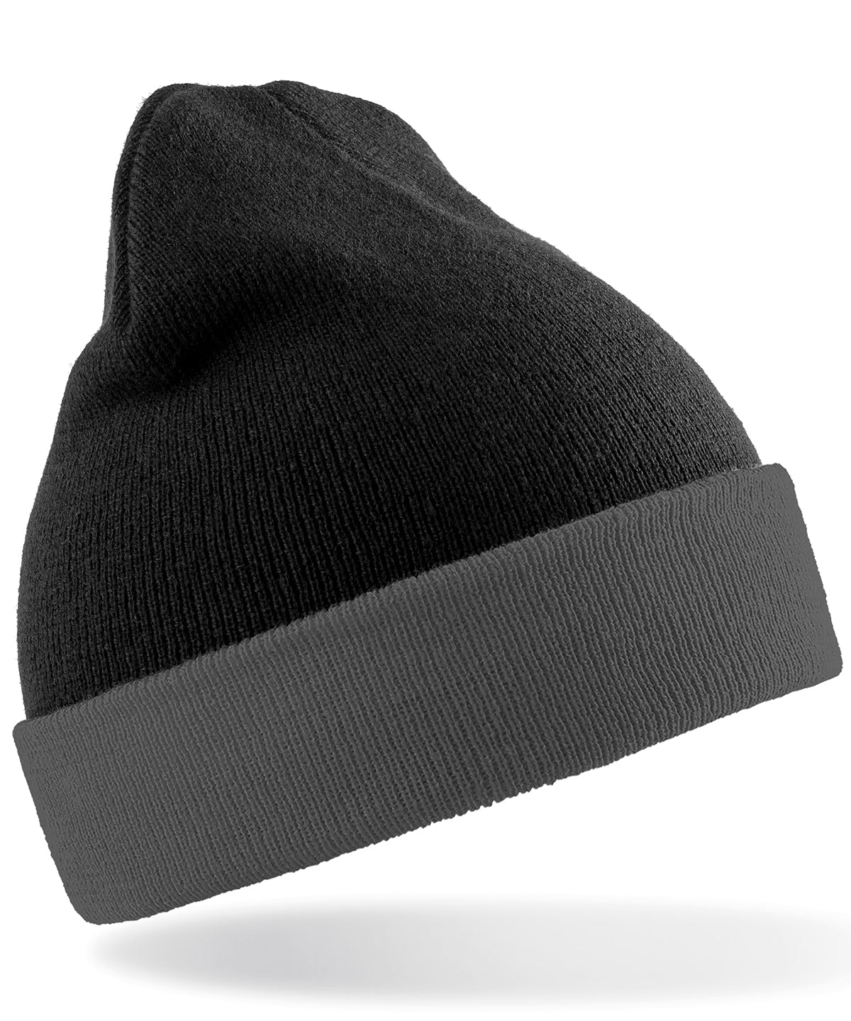 Recycled compass beanie - Black/Grey
