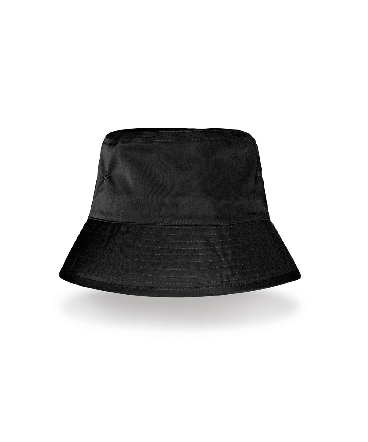 Recycled bound edge bucket hat  - Black