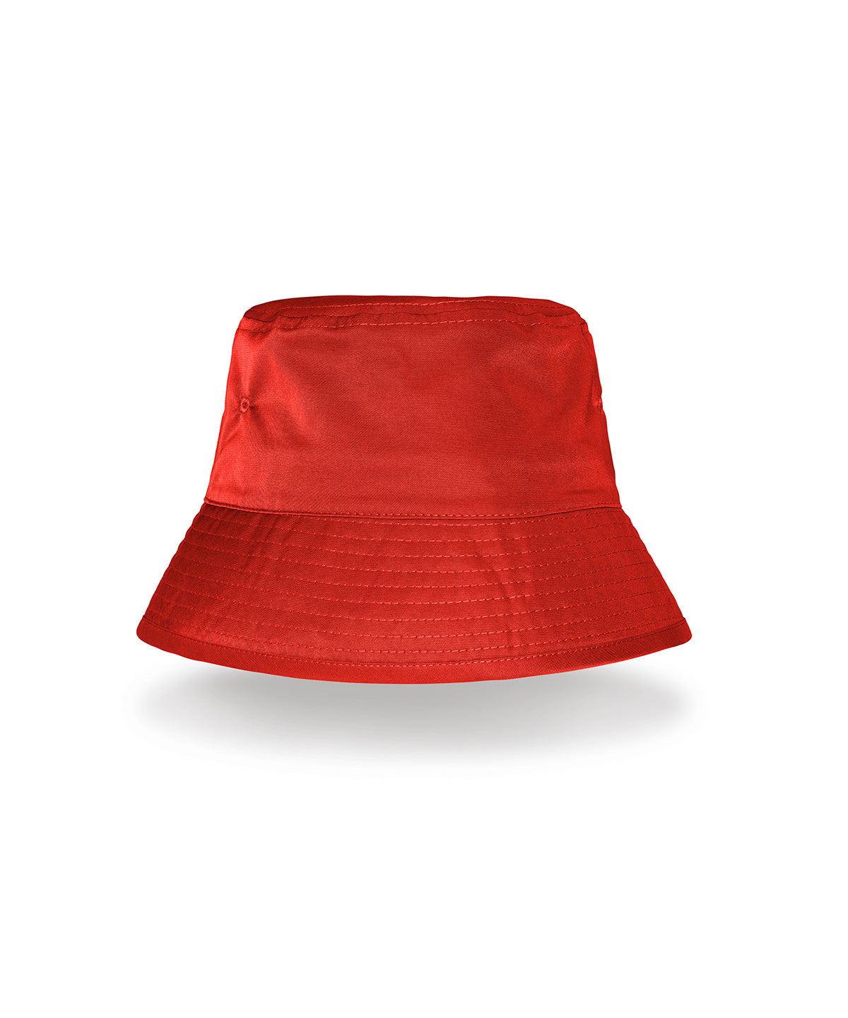 Recycled bound edge bucket hat  - Red