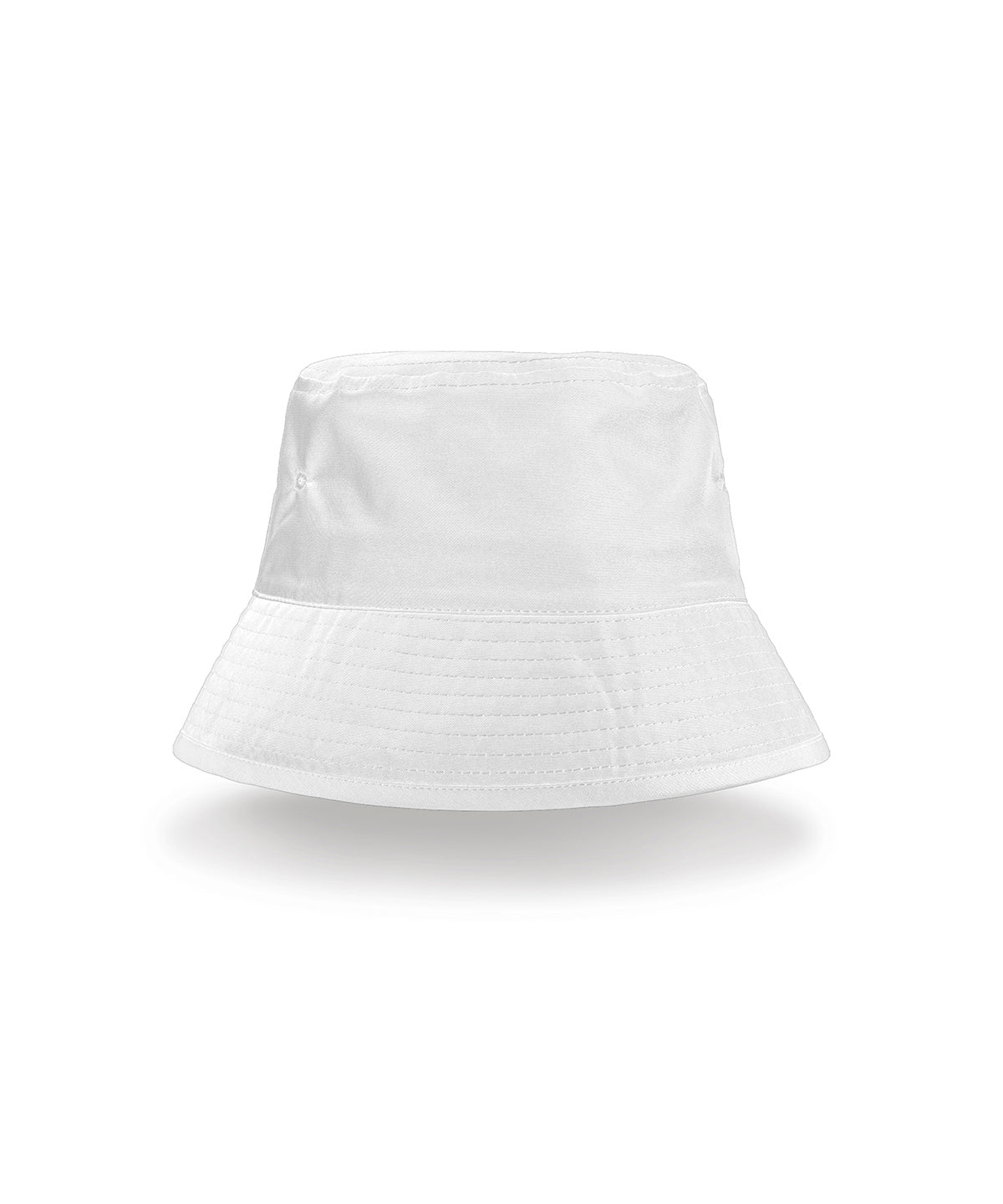 Recycled bound edge bucket hat  - White