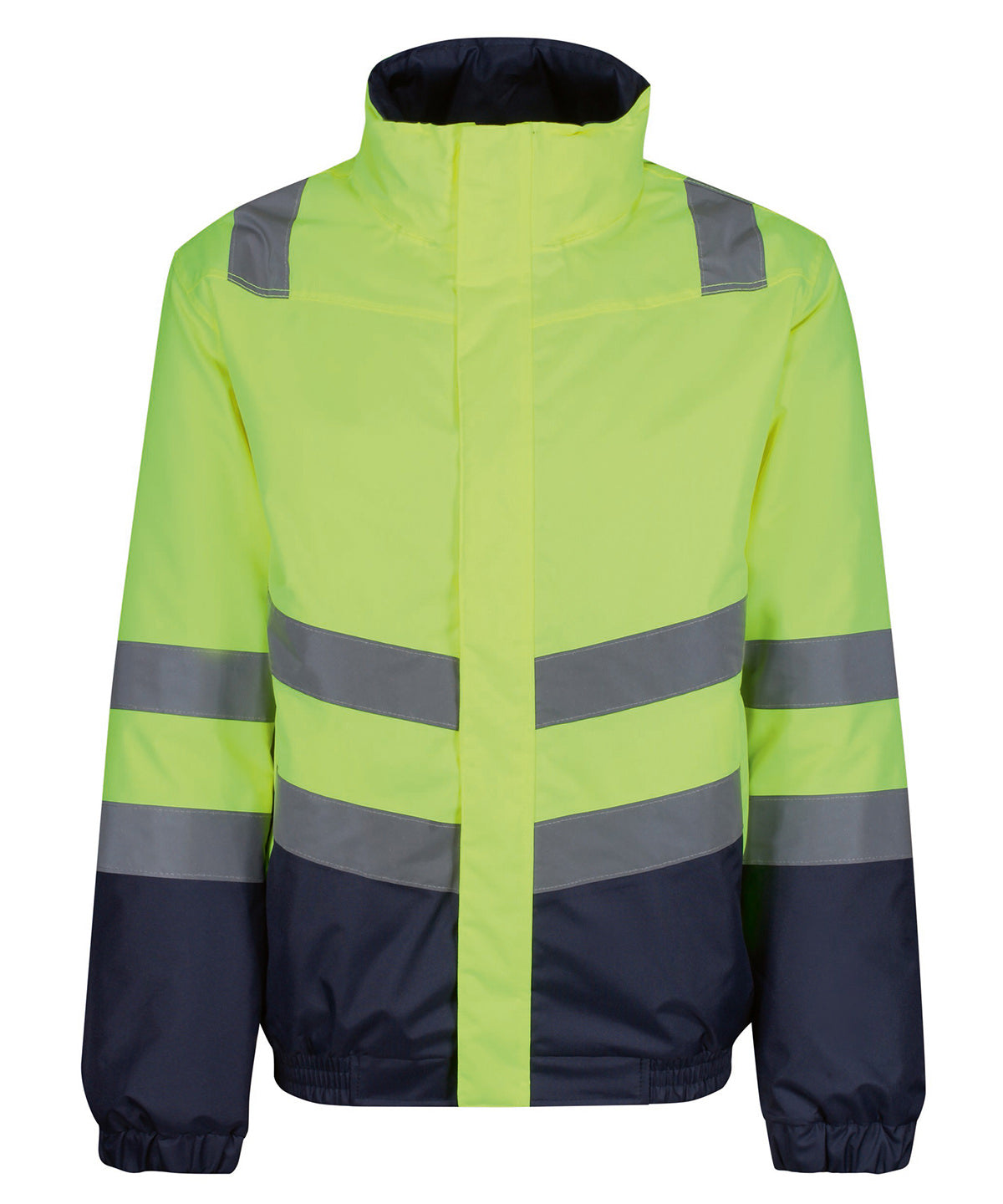 Pro hi-vis classic bomber jacket - Yellow/Navy