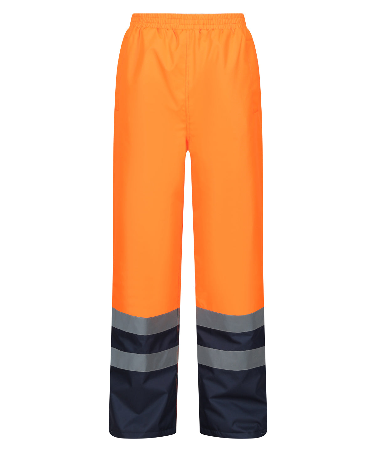 Pro hi-vis insulated overtrousers - Orange/Navy