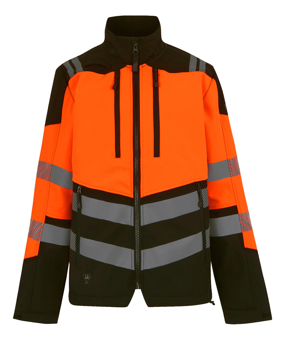 Hi-Vis X-Pro 3-layer softshell jacket (Class 2) - Black/Orange