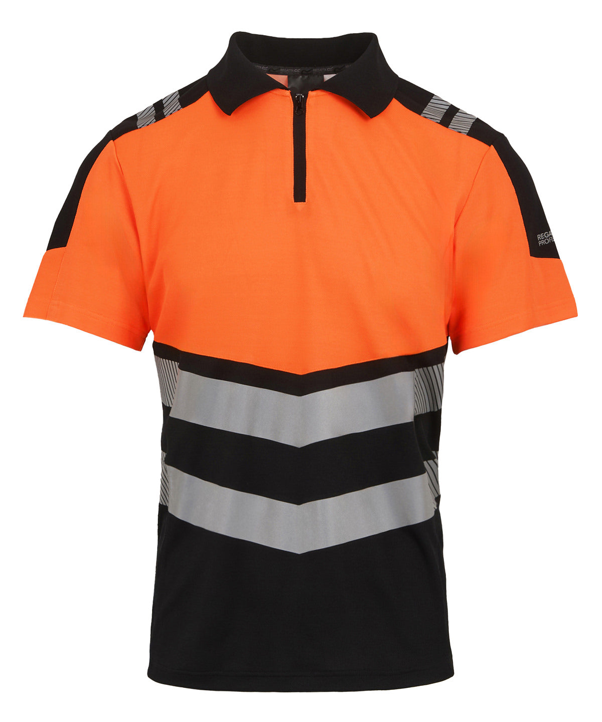 Hi-Vis X-Pro Polo (Class 1) - Black/Orange