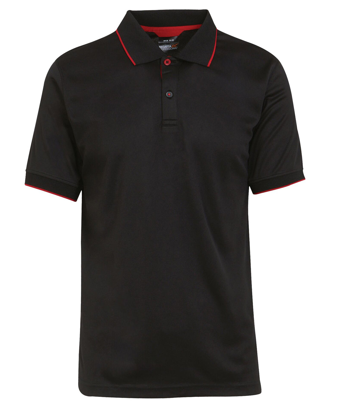Navigate short sleeve polo - Black/Classic Red