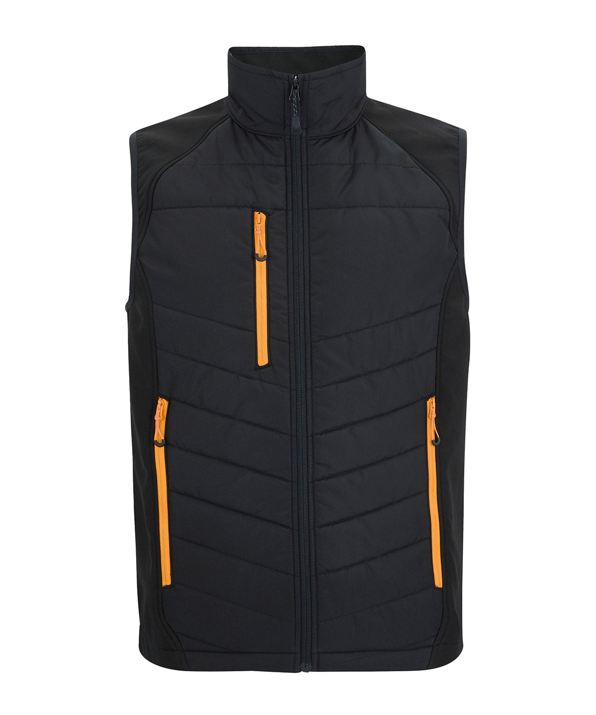 Pro universal bodywarmer - Black/Orange Pop