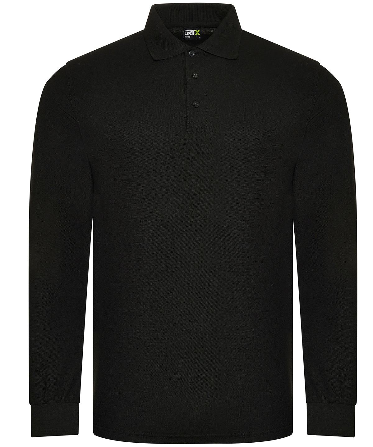 Pro long sleeve polo - Black